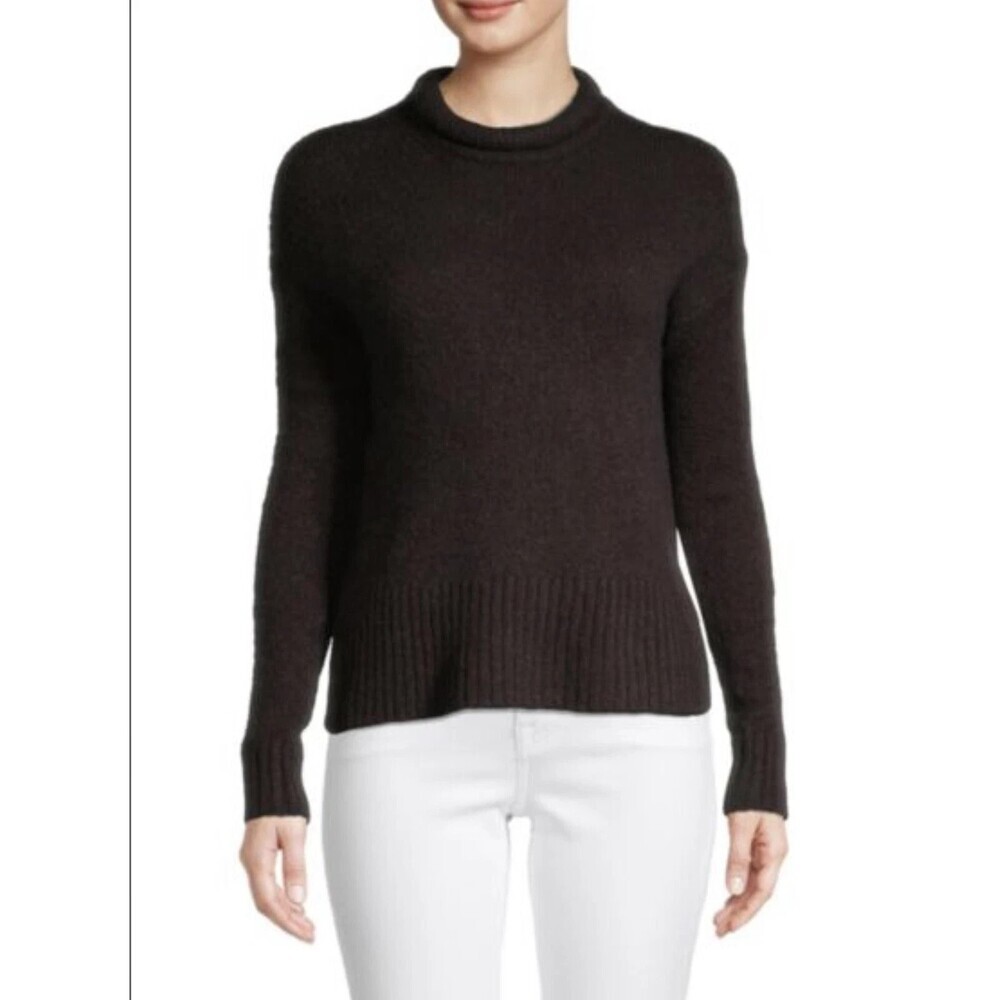 Women's Madewell Fulton Brown Sweater Wool Alpaca Blend Size XS